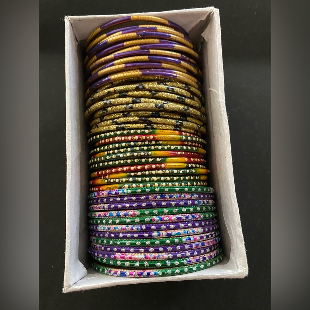 Vintage Colorful 44 Bangles